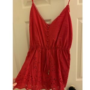 red romper